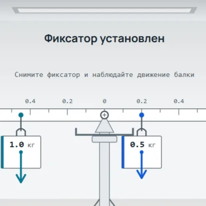 Измерение момента силы, действующего на рычаг